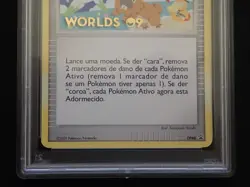 PSA 9 VENTO TROPICAL WIND DP48 POKEMON WORLD CHAMPIONSHIPS 2009 PROMO CARD PORTU - Image 5