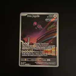 Pokemon Iron Jugulis Illustration Rare Holo SV04: Paradox Rift 216/182 130 HP - Image 1