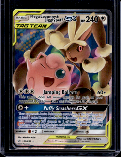 Mega Lopunny & Jigglypuff GX Tag Team 165/236 Cosmic Eclipse Pokemon TCG - Image 1