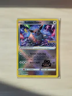 2 Radiant Eevee Cards - Pokemon Go TCG Black Star Promo SWSH230 - Image 2
