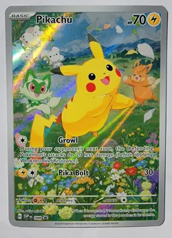 Pikachu 2024 Promo Pokemon #088 - Paldea Adventure Chest - NEAR MINT - MINT!! - Image 1
