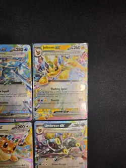 Lot Of 9 Pokemon Eeveelution EX Set - Prismatic Evolutions - NM - Umbreon Eevee - Image 4