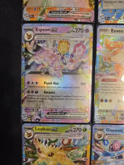 Lot Of 9 Pokemon Eeveelution EX Set - Prismatic Evolutions - NM - Umbreon Eevee - Image 5