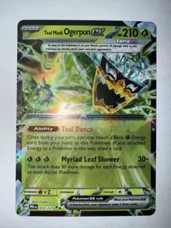 Teal Mask Ogerpon ex - 012/131 - Pokemon TCG Prismatic Evolutions Double Rare NM - Image 1