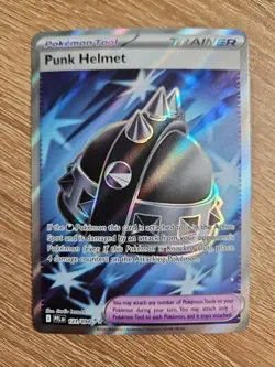 Punk Helmet 121/094 Phantasmal Flames Full Art Ultra Rare Pokemon TCG Card NM - Image 1