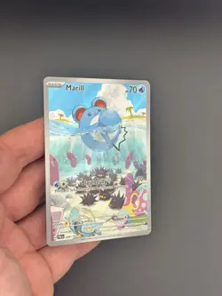 Marill 204/193 Holo Art Rare Pokemon TCG Entwicklungen in Paldea PAL 2023 NM DE - Image 3