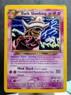 Pokemon TCG: Dark Slowking #20/105 WOTC Neo Destiny Unlimited Non Holo Vintage - Image 1