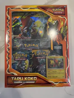 Pokemon Tapu Koko Pin Collection Box - Image 1