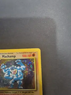 Pokemon Machamp Holo Rare Unlimited Base Set 8/102 1999 100HP - Image 3