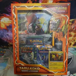 Pokemon Tapu Koko Sun & Moon Box – Factory Sealed – 3Packs - Image 1