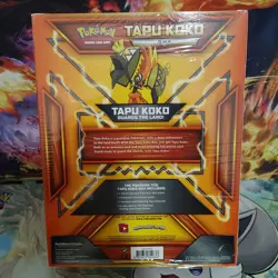 Pokemon Tapu Koko Sun & Moon Box – Factory Sealed – 3Packs - Image 2