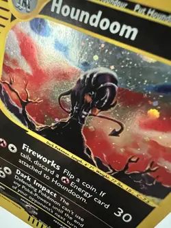 Pokemon TCG Houndoom Aquapolis Holo Rare 2002 H11/H32 - Image 4