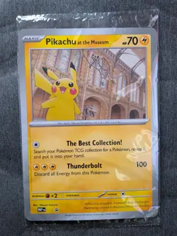 Pokemon x Natural History Museum Pikachu at the Museum Jumbo Promo - Sealed - Image 1
