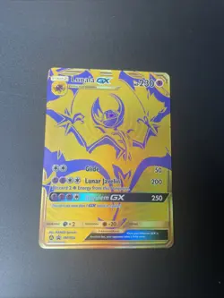 Pokemon TCG Lunala GX Sm103a Promo NM GOLD - Image 1