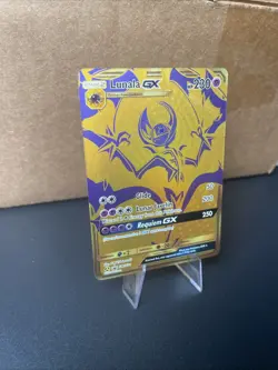 Pokemon TCG Lunala GX Sm103a Promo NM GOLD - Image 5