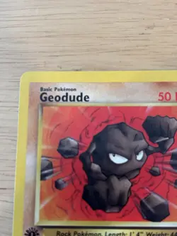 Pokemon TCG Geodude Fossil 47/62 1st Edition Basic 50 HP Regular English 1999 - Image 5