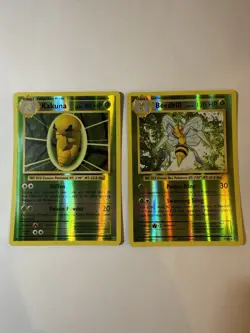 Pokemon TCG Kakuna & Beedrill Evolution Set Bundle Reverse Holo NM - Image 1