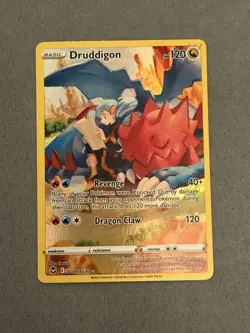 Pokemon TCG Druddigon TG09/TG30 Full Art - Trainer Gallery - Silver Tempest NM - Image 1