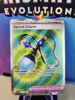 Sacred Charm Full Art 122/094 Phantasmal Flames Pokemon TCG English NM - Image 1