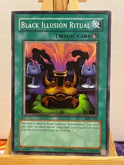 Schwarze-Illusion-Ritual MRL-051 Super Rare Englisch Poor YUGIOH - Image 1