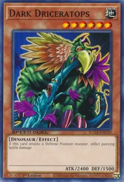 (3x) Dark Driceratops - SGX4-ENC10 - NM/VLP - Common - 1st ed - Yugioh - Image 1