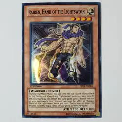 Raiden, Hand of the Lightsworn - VLP - SDLI-EN003 - Super Rare - 1st ed - Yugioh - Image 1
