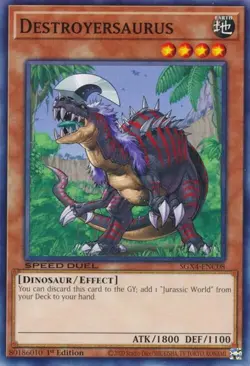 (3x) Destroyersaurus - SGX4-ENC08 - NM/VLP - Common - 1st ed - Yugioh - Image 1