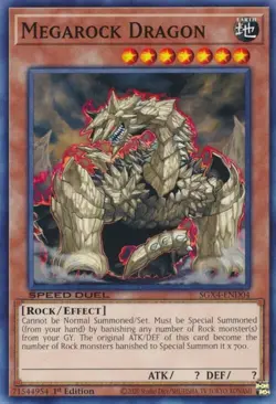 Megarock Dragon - SGX4-END04 - NM/VLP - Common - 1st ed - Yugioh - Image 1