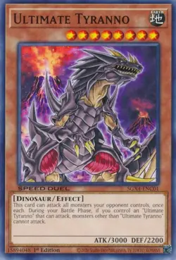 (3x) Ultimate Tyranno - SGX4-ENC01 - NM/VLP - Common - 1st ed - Yugioh - Image 1