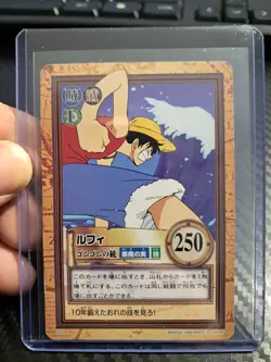 BANDAI One Piece Hyper Battle LUFFY C02 FIRST STAGE 1ST EVER SET RC SCARCE - Image 1