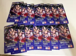 Lot Of 14One Piece TCG The Azure Sea's Seven Sleeved Booster Packs OP-14 English - Image 1