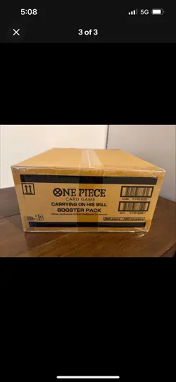 One Piece English OP-13 Carrying On His Will Booster Pack Box Case Sealed - Image 2