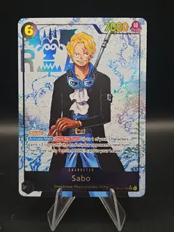 One Piece TCG Sabo SEC Alternate Alt Art (Parallel) OP13-120 - NM - English - Image 1