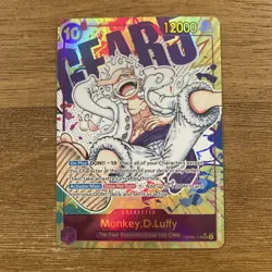 OP05-119 Monkey D. Luffy SEC Alt Art / Awakening of The New Era GEAR 5 NM - Image 1