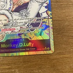 OP05-119 Monkey D. Luffy SEC Alt Art / Awakening of The New Era GEAR 5 NM - Image 3