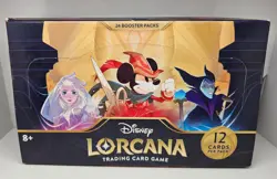 Disney Lorcana The First Chapter Booster Box Factory Sealed-24 Packs - Image 1