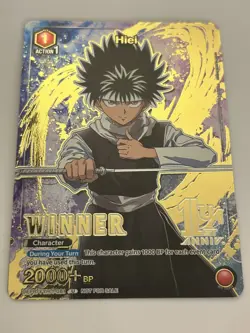 Union Arena Hiei Alternate Art Winner Promo Yu Yu Hakusho - Image 1