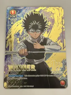 Union Arena Hiei Alternate Art Winner Promo Yu Yu Hakusho - Image 3