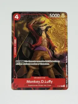 Bandai One Piece Card Game Monkey.D.Luffy P-007 Promo Character 5000 - Image 1