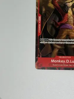Bandai One Piece Card Game Monkey.D.Luffy P-007 Promo Character 5000 - Image 2