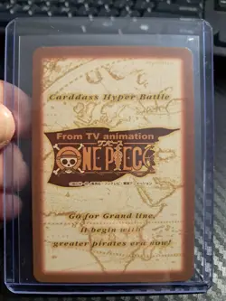 BANDAI One Piece Hyper Battle C520 LUFFY HOLO FOIL SCARCE EARLY CARD VINTAGE - Image 2