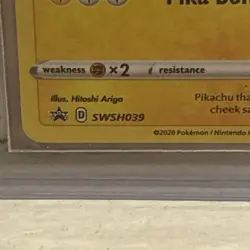 Pikachu SWSH039 SWSH: Sword & Shield Promo Cards Holo - Image 2