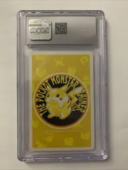 Pokemon 1996 Mewtwo Yellow Deck Poker Playing Card CGC 5.5 - Image 2