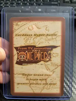 BANDAI One Piece Hyper Battle S127 LUFFY CREW HOLO FOIL SCARCE EARLY CARD - Image 2