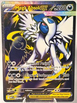 Pokemon Card - Mega Absol EX (161/132) Me01: Mega Evolution Ultra Rare Holo - Image 1