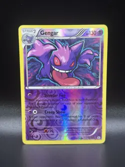 Pokemon TCG Gengar Generations #35/83 Reverse Holo Rare Card - LP - Image 1