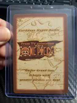 BANDAI One Piece Hyper Battle LUFFY PIRATES S101 HOLO FOIL SCARCE EARLY CARD - Image 2