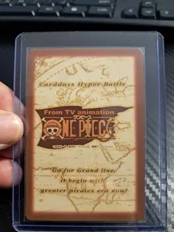 BANDAI One Piece Hyper Battle LUFFY PIRATES S17 HOLO FOIL SCARCE EARLY CARD - Image 2