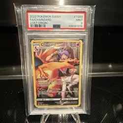 Pokemon TCG Charizard Lost Origin Holo Ultra Rare Card TG03/TG30 PSA 9 - Image 1