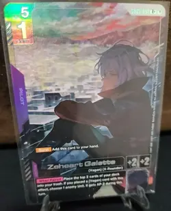 [ENGLISH] Gundam Card Game Zeheart Galette GD03-094 R+ Alt Art Foil - Image 1